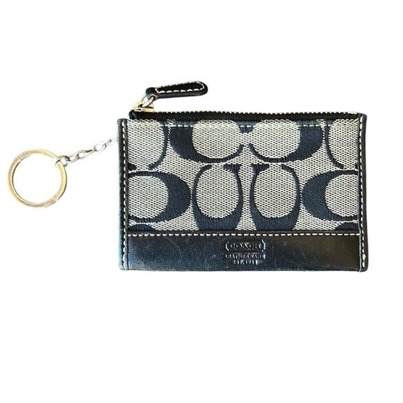 Coach Mini Zip Wallet / Coin Purse - Picture 1 of 3